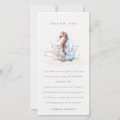 Unterwasser-Seepferd Seetang Coral jedes Alter Geb Dankeskarte (Vorderseite)