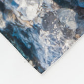 Unterwasser-Steine leuchten farblich Fleecedecke (Ecke)