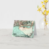 Unterwasser-Stingray-Malerei Karte (Gelbe Blume)