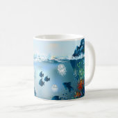 Unterwasser-Tasse 5A-6A Kaffeetasse (VorderseiteRechts)