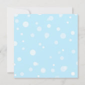 Unterwasser Thema Geburtstagsfeier Einladung (Rückseite)