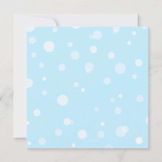 Unterwasser Thema Geburtstagsfeier Einladung (Rückseite)