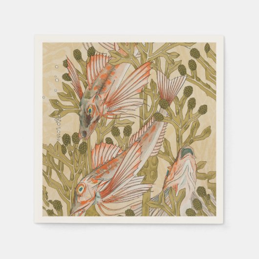 Unterwasser-Tier Serviette (Vorderseite)