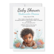 Unterwasser Träume Wasserfarben Babydusche