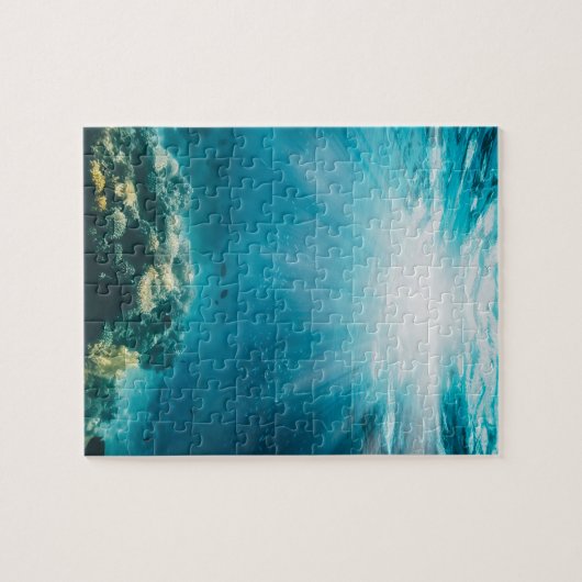 Unterwasser unter Meereswasser Puzzle (Horizontal)
