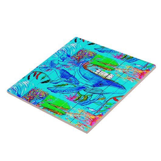 Unterwasser-Walziegel Fliese (Seite)