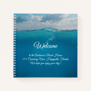 Unterwasser Welcome Beach House Miete Notizblock