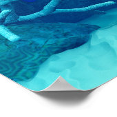 Unterwasser-Welt-Print Poster (Ecke)