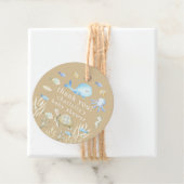 Unterwasser-Whimsy-Babydusche Geschenkanhänger (Beispiel)