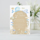 Unterwasser-Whimsy-Buch für Baby Begleitkarte (Stehend Vorderseite)