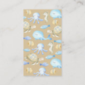 Unterwasser-Whimsy-Windeln Begleitkarte (Rückseite)