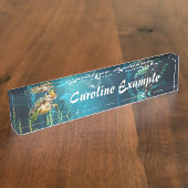 Unterwasserabenteuer mit der fröhlichen Schildkröt Namensplakette (Seite)