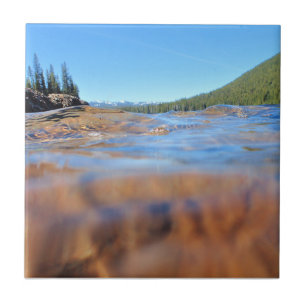 Unterwasseransicht am Little Cultus Lake, OR Fliese