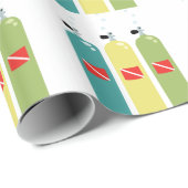 Unterwasseratemgerät-Behälter Geschenkpapier (Rolleneckpunkt)