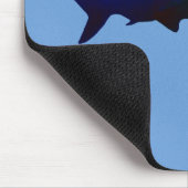 UNTERWASSERATEMGERÄT-Haifisch-Mausunterlage Mousepad (Ecke)