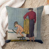 Unterwasseratemgerät in der Wanne Kissen (Decke)