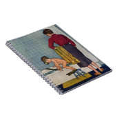 Unterwasseratemgerät in der Wanne Notizblock (Rechte Seite)