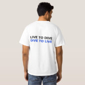 Unterwasseratemgerät! T-Shirt (Schwarz voll)