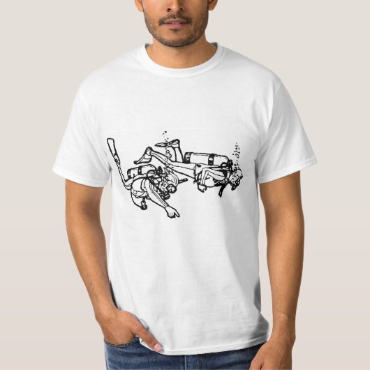 Unterwasseratemgerät! T-Shirt (Vorderseite)