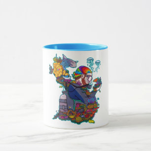 UNTERWASSERATEMGERÄT Tasse