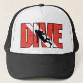 UNTERWASSERATEMGERÄT Tauchen Truckerkappe (Vorderseite)