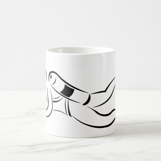 Unterwasseratemgerät-Taucher-Tasse Kaffeetasse (Mittel)