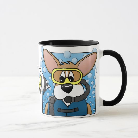 UnterwasseratemgerätCorgi Tasse (Rechts)