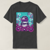 Unterwasserblasen Astronautenastralisches kosmisch T-Shirt (Design vorne)