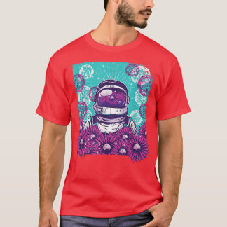 Unterwasserblasen Astronautin - Astralisches kosmi T-Shirt