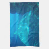 Unterwasserdelphin-Geschirrtuch Geschirrtuch (Vertikal)