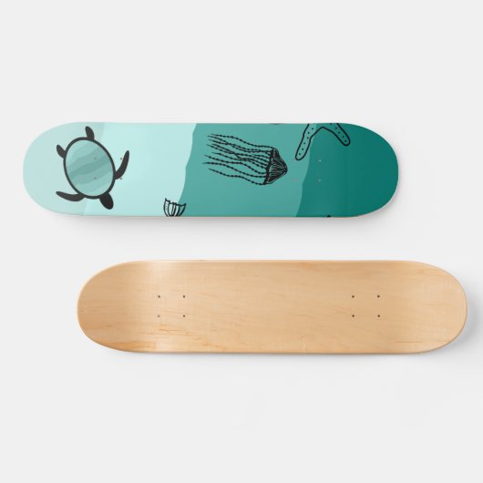 Unterwasserdesign Skateboard (Horizontal)