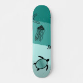 Unterwasserdesign Skateboard (Vorne)