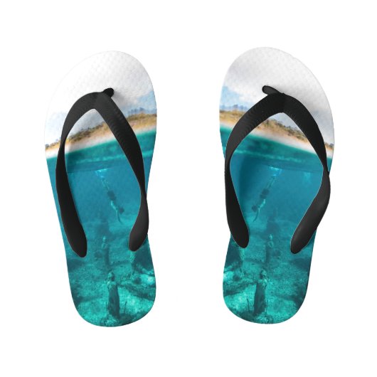 Unterwassererlebnis Schwimmen Kinderbadesandalen (Fußbett)