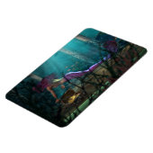 Unterwasserfantasie Digitale Kunst - Meerjungfrau Magnet (Linke Seite)