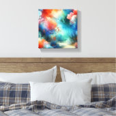 Unterwasserfarbe Leinwanddruck (Insitu (Schlafzimmer))