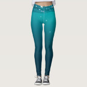 Unterwasserfarben Leggings (Vorderseite)