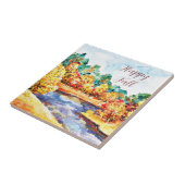 Unterwasserfarbenlandschaft mit anpassbarem Text Fliese (Seite)