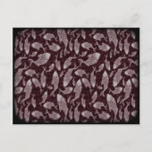 Unterwasserfisch-Muster Postkarte (Vorderseite)