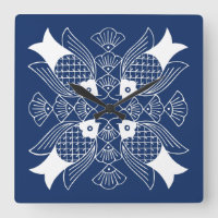 Unterwasserfischdesign mit blauem Hintergrund