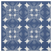 Unterwasserfischdesign mit blauem Hintergrund Stoff (Muster)