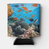 Unterwasserfische und Korallenschaukeln Dosenkühler (Vorderseite)