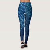 Unterwasserfischschule Abstrakt Leggings (Rückseite)