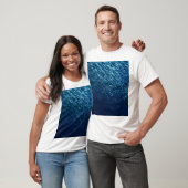 Unterwasserfischschule Abstrakt T-Shirt (Unisex)