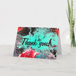 "Unterwasserflora und spielerische Fauna" Vielen D Karte