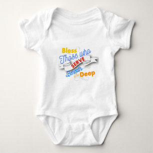 Unterwassergebets-Marineschiffsboot Baby Strampler