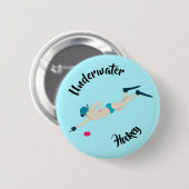 Unterwasserhockey Button (Vorne & Hinten)