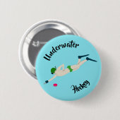 Unterwasserhockey Button (Vorne & Hinten)