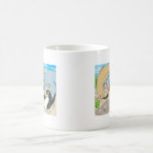 UnterwasserHockey durch Tiere Kaffeetasse (Mittel)