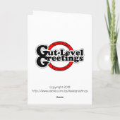 Unterwasserjahrestag Karte (Rückseite)