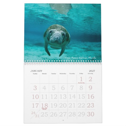 Unterwasserkalender der reise-2014 kalender (Jan 2027)